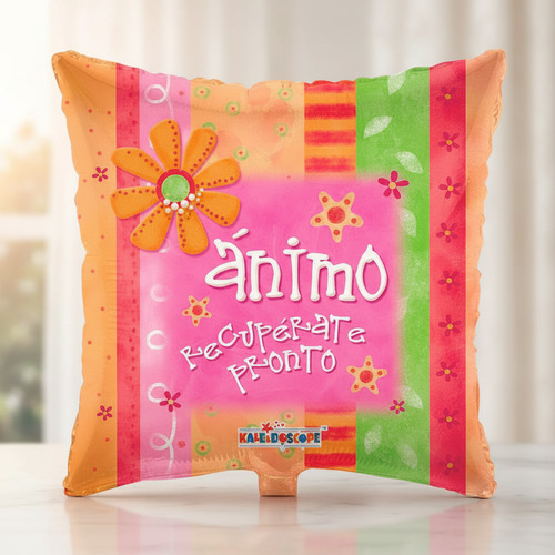 Get Well Soon Metallic Balloon