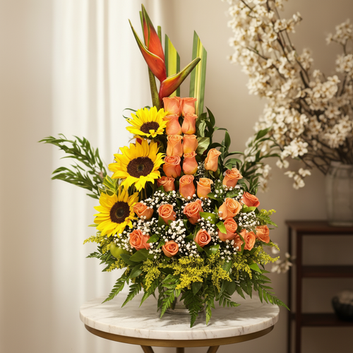 Untouchable Exotic Floral Arrangement